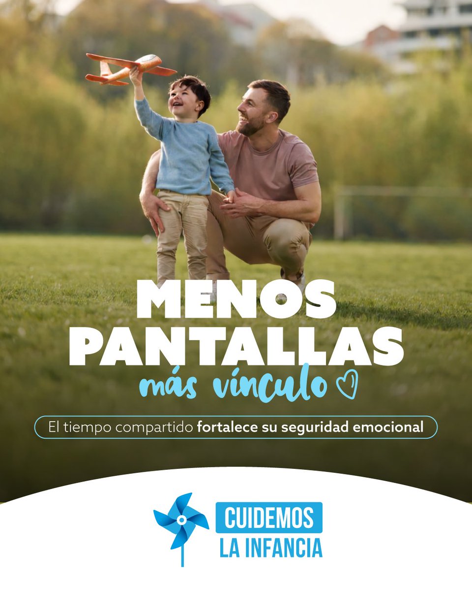 En vacaciones es fácil recurrir a las pantallas. Pero el vínculo, la presencia y la mirada no se reemplazan.

Conversaciones, juegos y escucha atenta fortalecen la seguridad emocional mucho más que cualquier contenido digital.

Cuidemos su única infancia. 💙✨