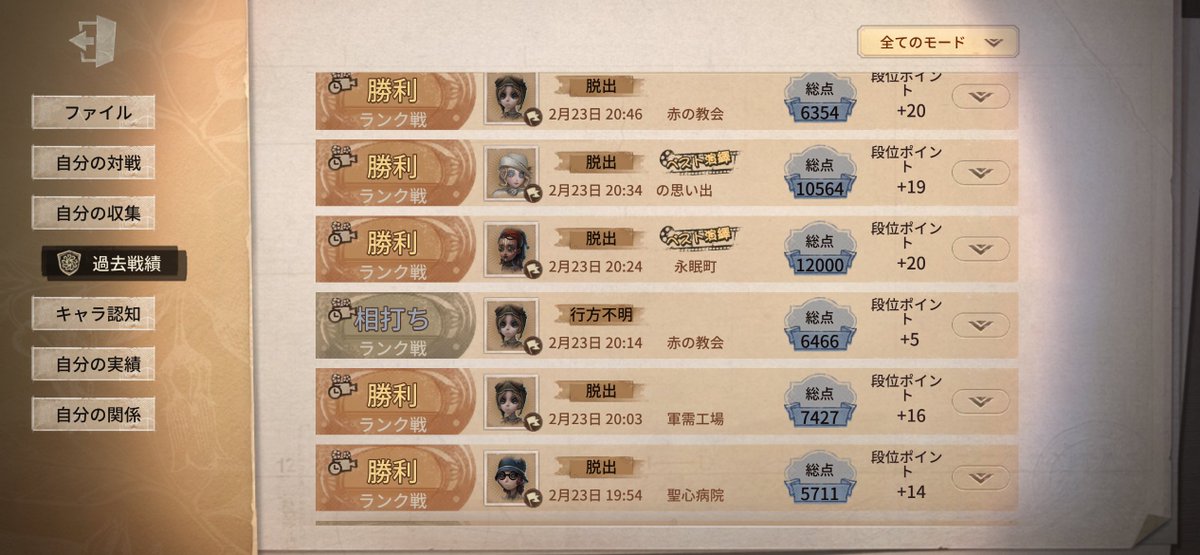 るりくん今日はやりたいキャラやりなよって言われて嬉しくなって自我出したらいっぱい勝てた嬉しい！！！！
やっぱ第五人格は自我出してなんぼだよねー！！！！！！！
（ちゃんと合わせるので僕と組んでください）