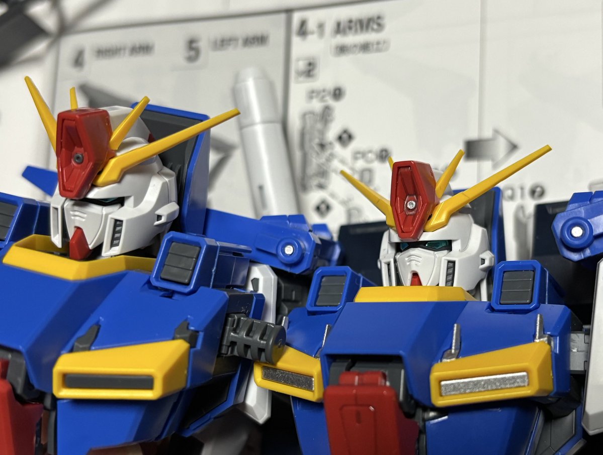 MGフルアーマーZZ、エヴァ見ながらだったので、 あまり進まず