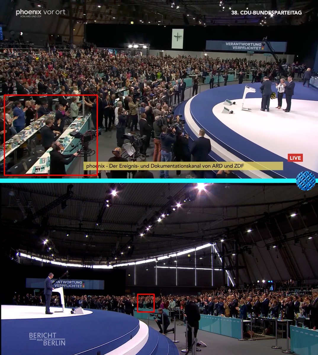 Hans-Ulrich Jörges hat bemerkt, dass die ARD einen manipulativen Beitrag am 22.02.2026 veröffentlicht hat (Bericht aus Berlin). 

Voiceover im ARD-Beitrag: 
„Das war er: Der ganz besondere Moment beim Parteitag. Friedrich Merz wird mit gut 91 Prozent zum Parteichef gewählt.“