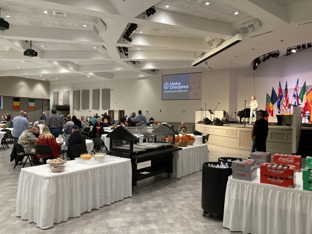 PMcohort's tweet photo. It was an honor to share about the Lord's work in Italy among the brethren at McGregor Baptist for their annual Global Impact Celebration. SDG https://t.co/ePO3ad25WQ