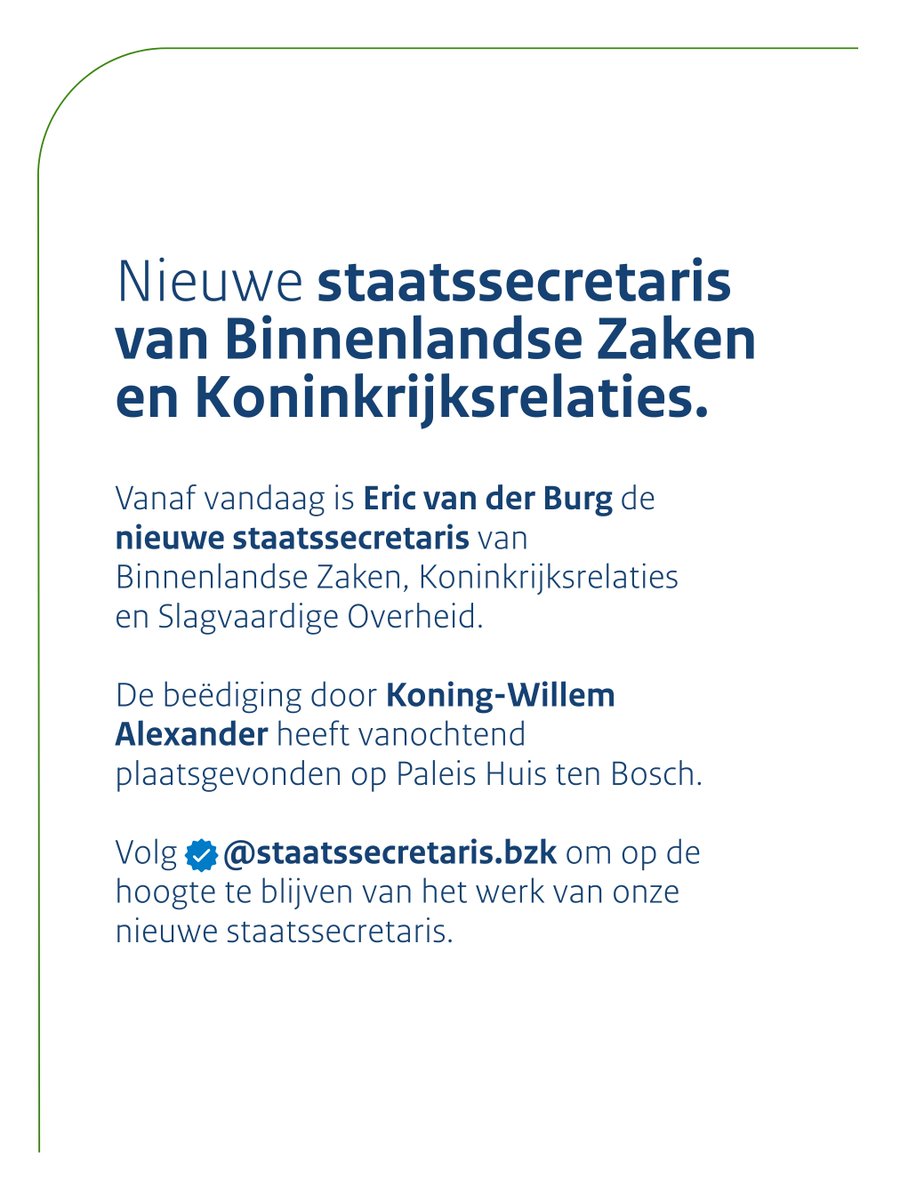 Ministerie van BZK tweet media