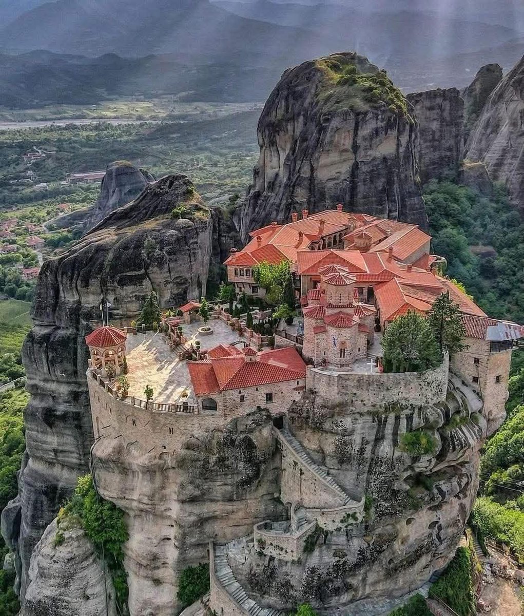 Meteora Monasteries Complex in Greece