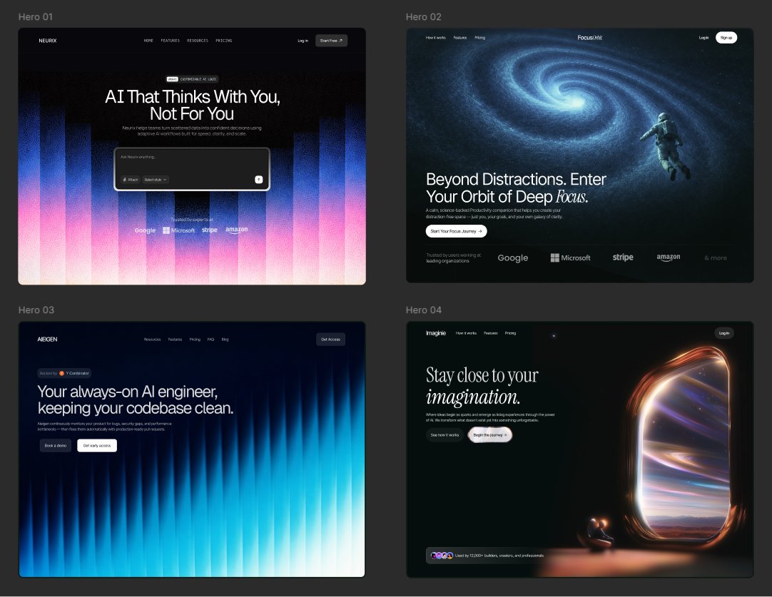 celebrating 2k+ followers on x!

i’m giving away a figma file with fully editable, scroll-stopping hero designs for FREE

want it? 
- comment “hero”  
- follow me (so i can dm)  
- repost so more people get it