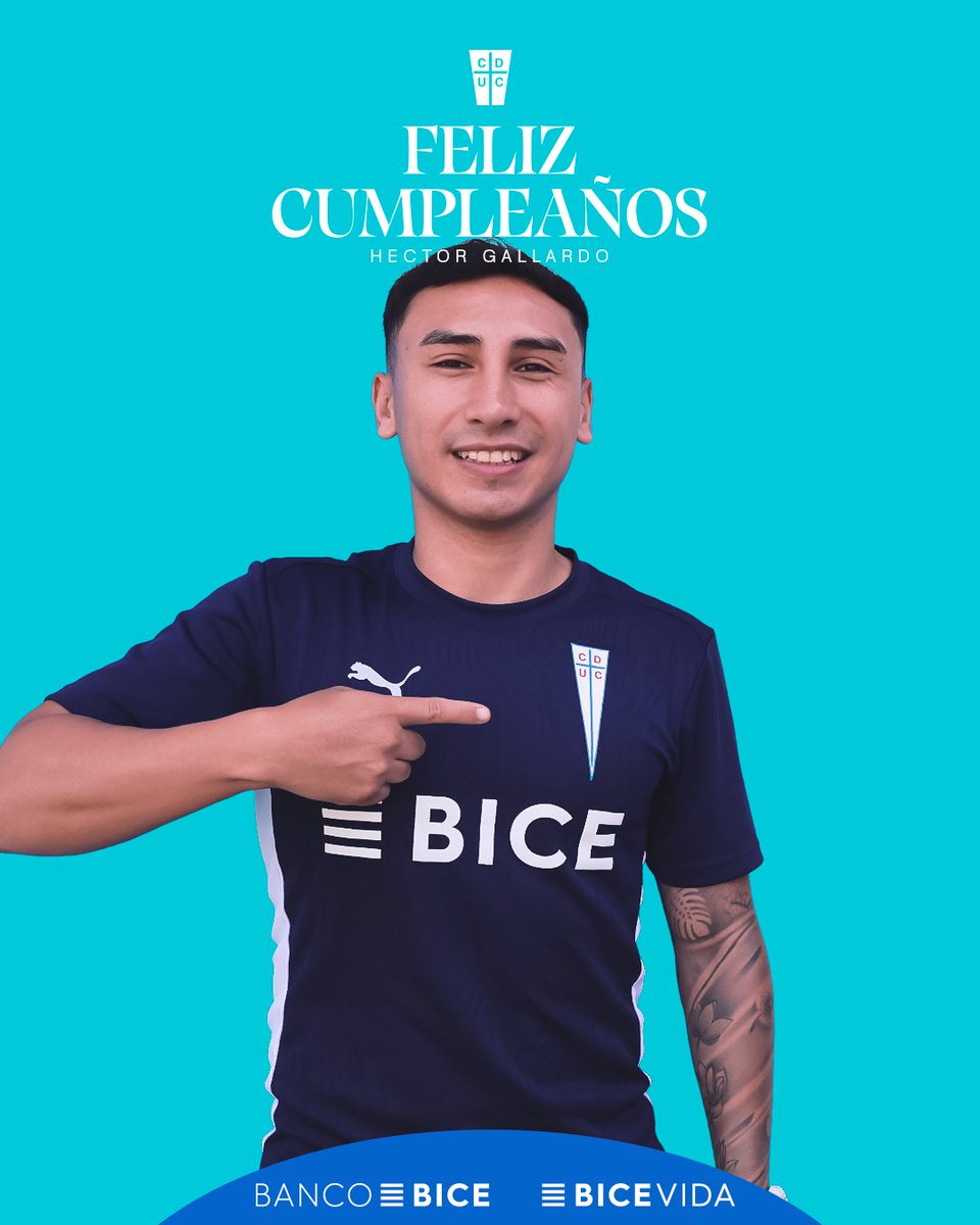¡Feliz cumpleaños, profe! 🎂🥳

Enviamos un gran saludo en su día a Héctor Gallardo, nuestro DT de la Sub 16 y Sub 14 del #SemilleroCruzado ✨

¡Felicidades y todo el éxito para este 2026 junto a #LasCruzadas! 👏

#CumpleañosBICE