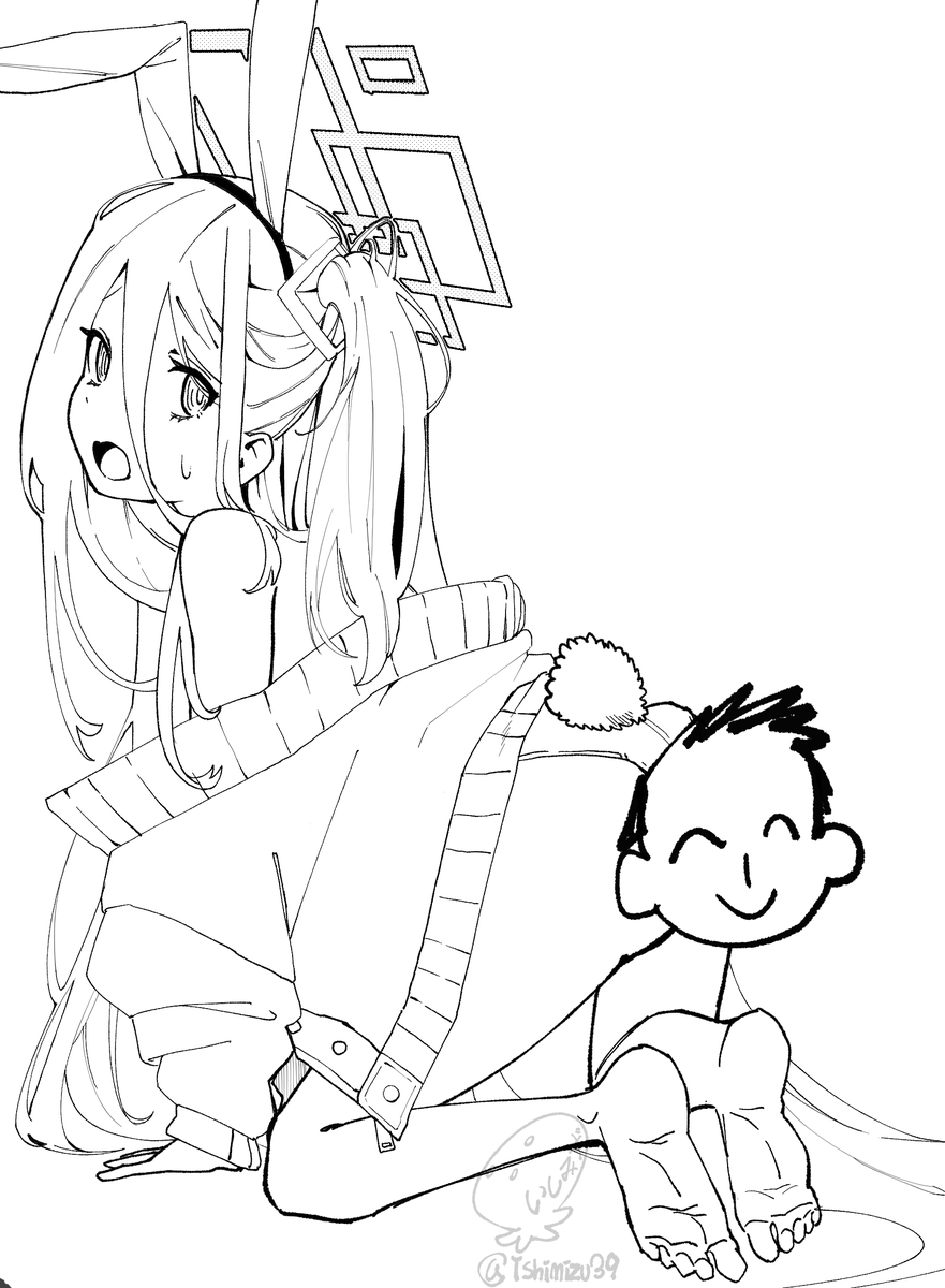 バニーアリスちゃん🐰💙🩵

#ブルアカ 
#BlueArchive