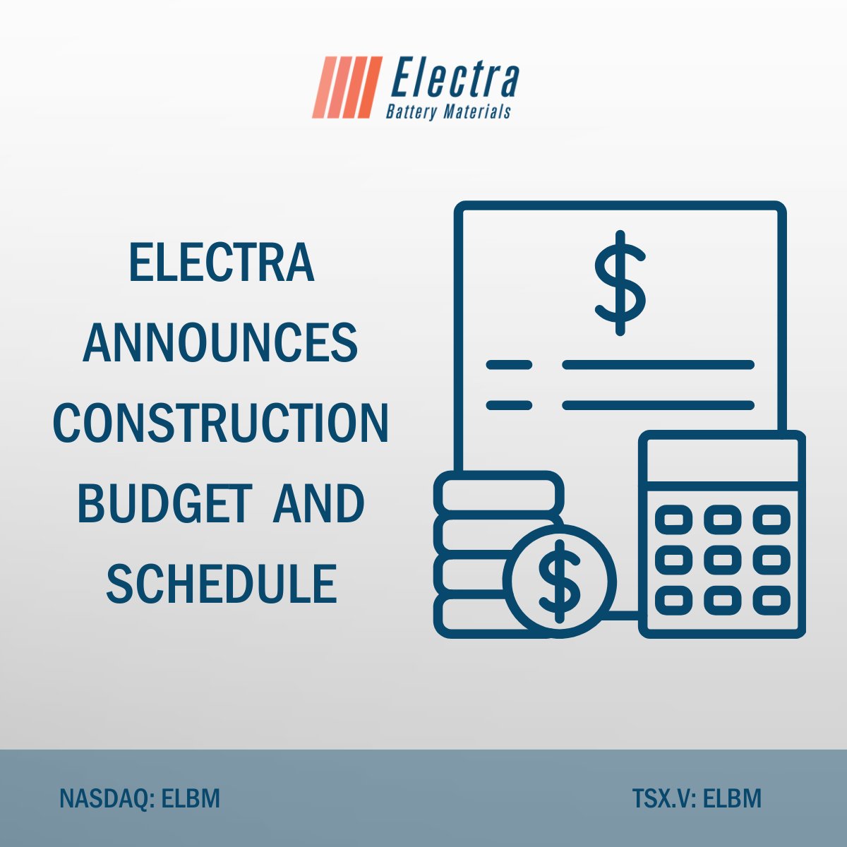 Electra Battery Materials Corporation tweet media