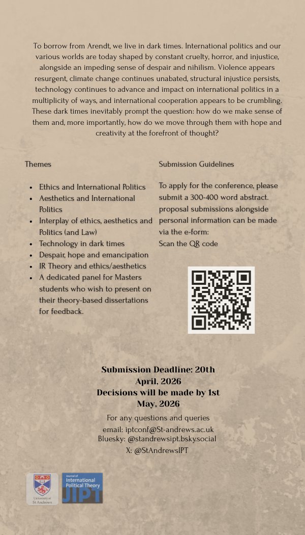 St Andrews IPT Conf tweet media