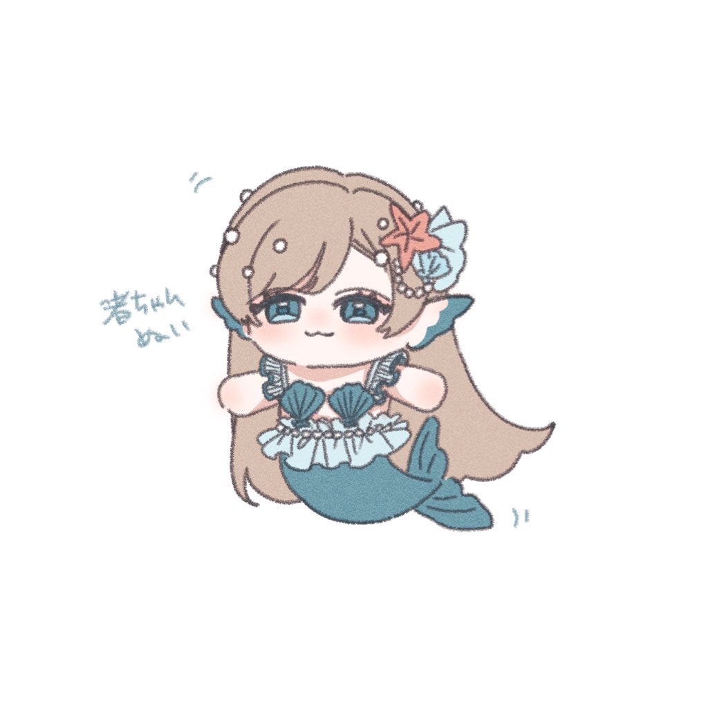 glilylilylily's tweet photo. #自分で生み出した一次創作オリジナルキャラを流そう
人魚の渚ちゃん🧜‍♀️🫧 https://t.co/bsX8XOykVG