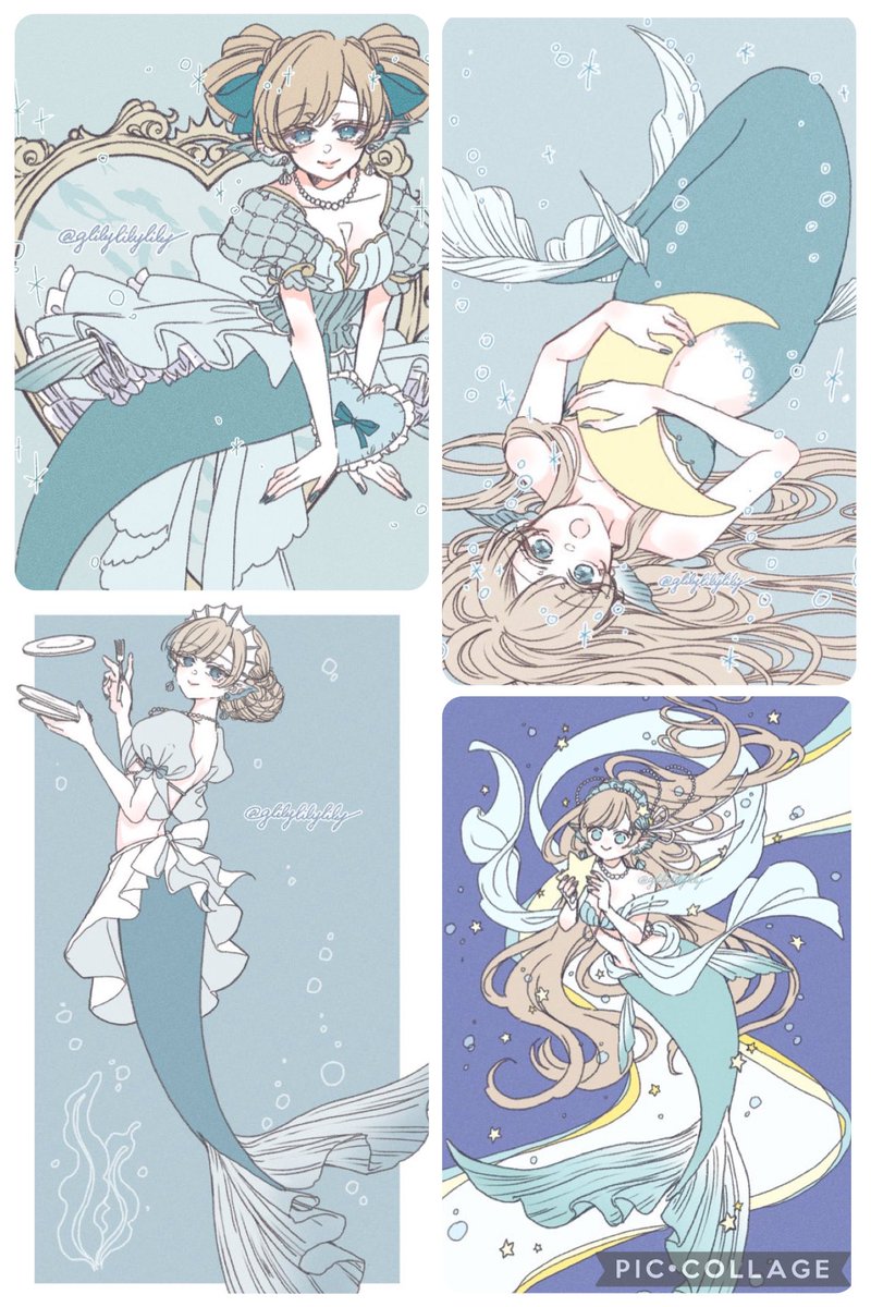 glilylilylily's tweet photo. #自分で生み出した一次創作オリジナルキャラを流そう
人魚の渚ちゃん🧜‍♀️🫧 https://t.co/bsX8XOykVG