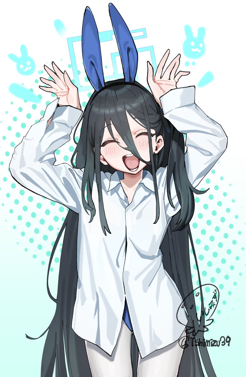 バニーアリスちゃん🐰💙🩵

#ブルアカ 
#BlueArchive 