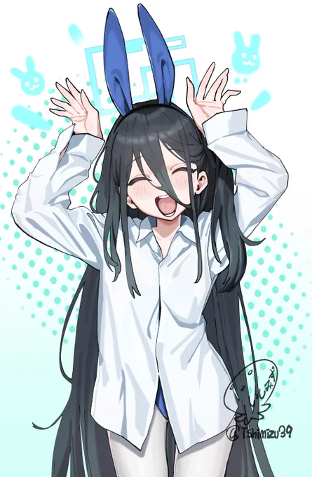 バニーアリスちゃん🐰💙🩵

#ブルアカ 
#BlueArchive 