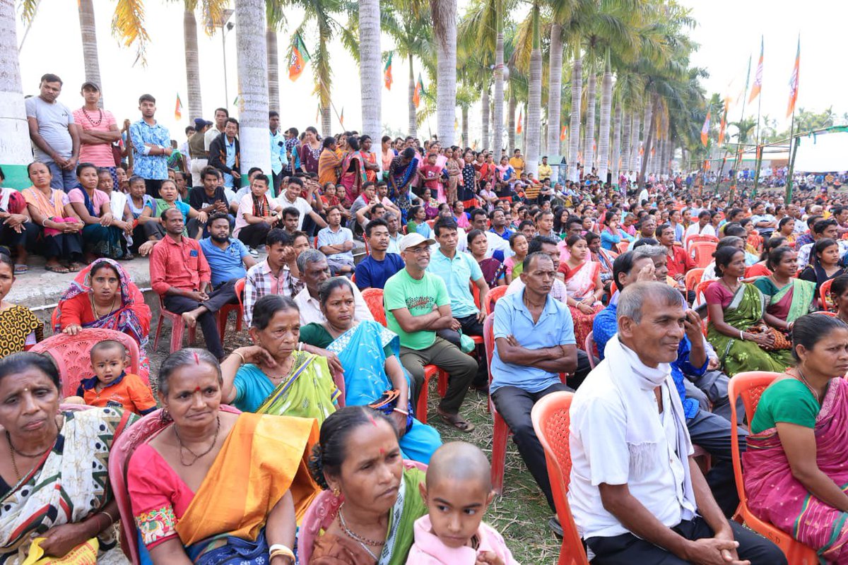 A section with vested interest is speaking about Thansa to serve their own agenda. In reality, a regime of loot is prevailing in the TTAADC areas. We know everything.

We genuinely want to work for the overall development of our Janajati brothers and sisters. So, Bharatiya Janata