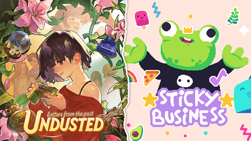 undustedgame's tweet photo. ✌🐸 Two cozy cute games with 15% OFF!

🫧 Undusted: Letters from the Past
A satisfying ASMR-ish cleaning sim game with a heartfelt family story.

🔖 Sticky Business
Create stickers, pack orders and hear your customers’ stories.

✨ Grab them now! https://t.co/ajhcGbpSBW https://t.co/SmayeNohVV
