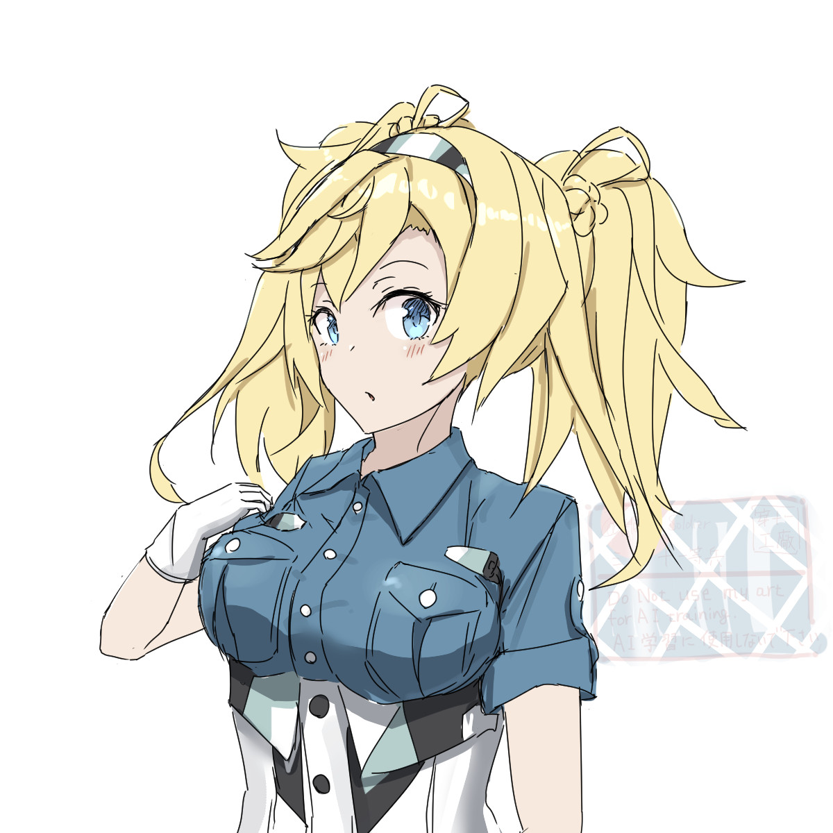 ガンビア・ベイ(艦隊これくしょん) 「阿武隈風ガンビアベイ。 #艦これ版深夜の真剣お絵描き60分一本勝負 #艦これ版真」|ミノア十一等兵＠💉💉💉お絵かきぬいぬい中毒のイラスト