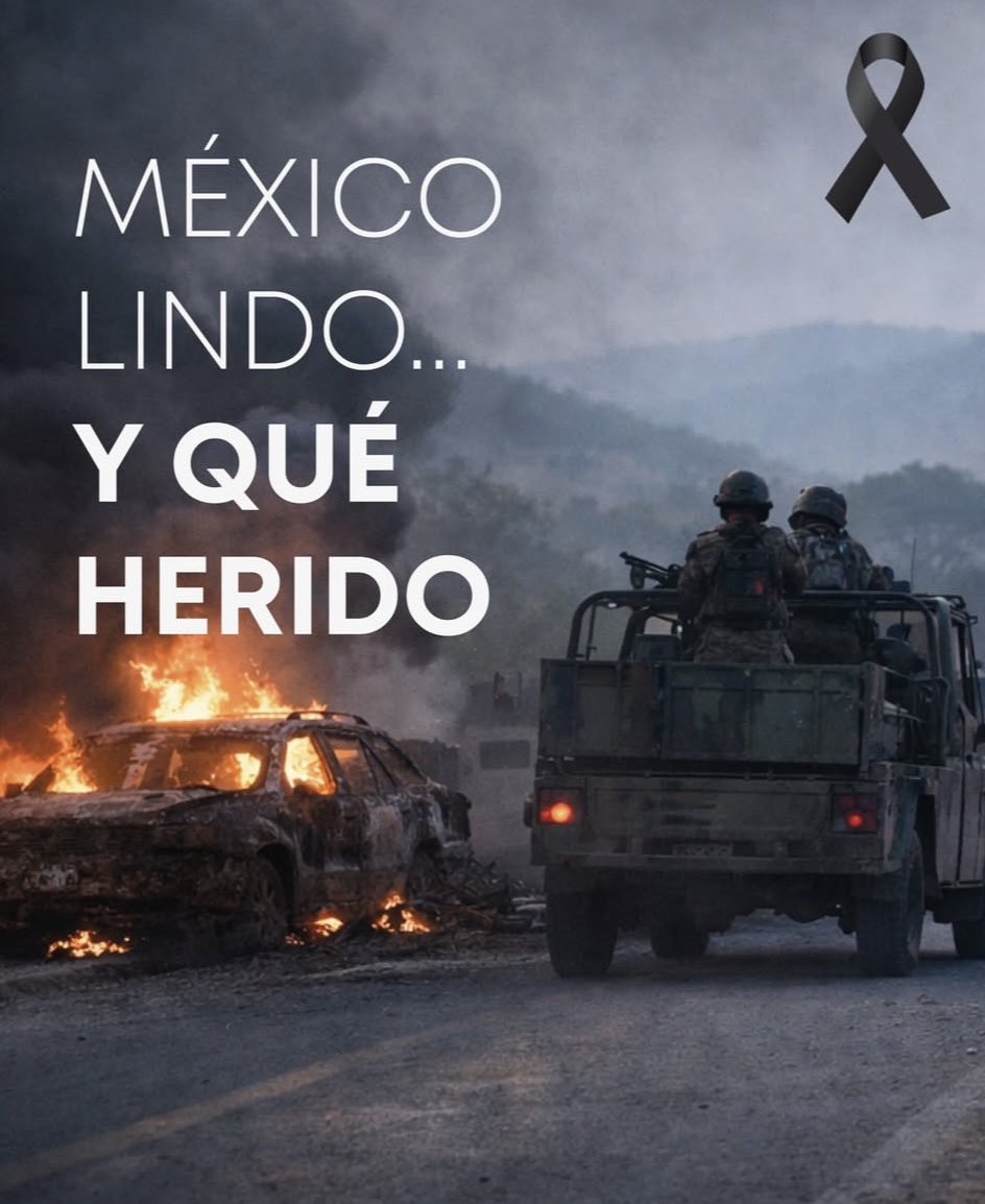 Qué  La Paz abrace cada rincón de mi México lindo 🙏🏽🙏🏽🙏🏽
#HoyTodosSomosJalisco 🥺