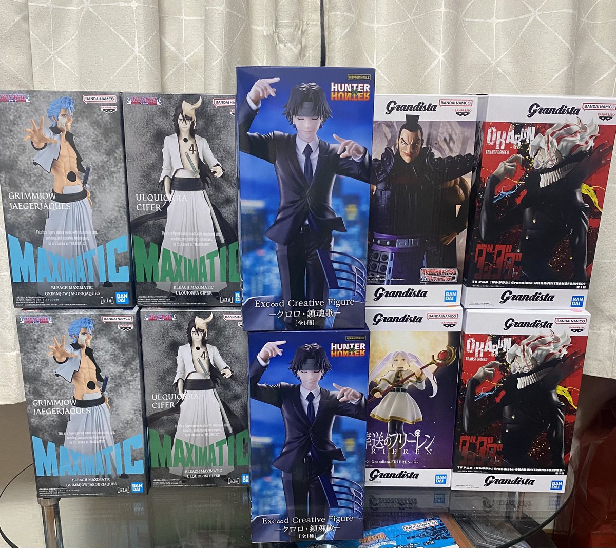 今日もフィギュア購入してきました！！ BLEACH、ジョジョ、HUNTER