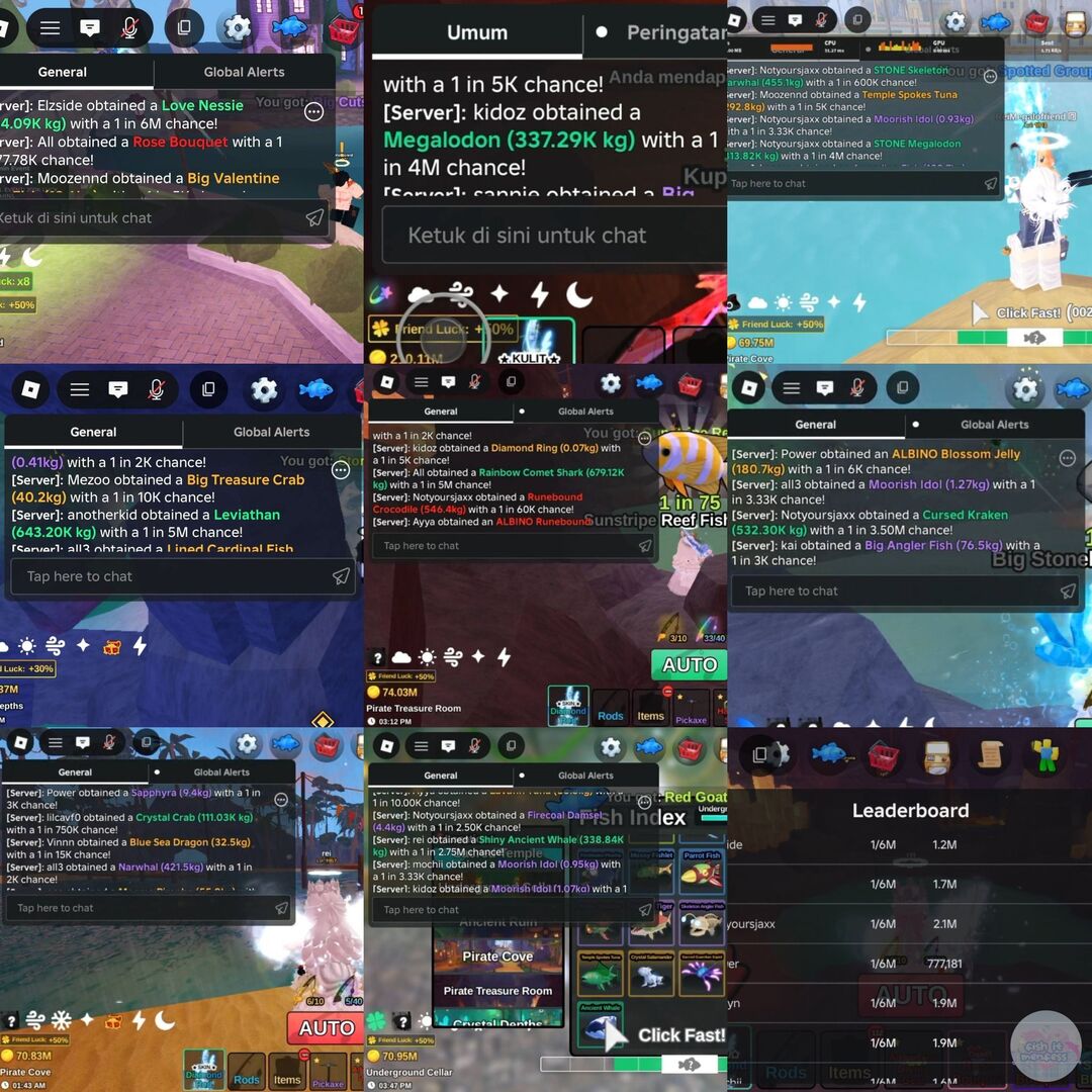 FISH IT FESS ‼️ WTT CANTUMIN UNAME tweet media