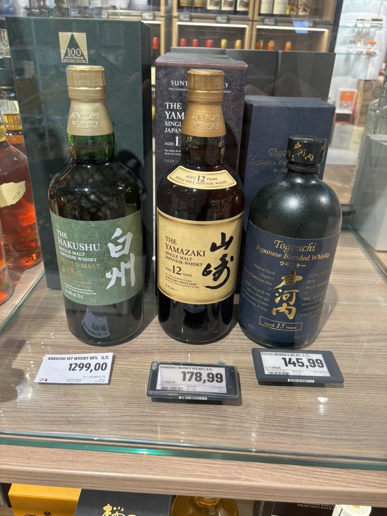 ドイツ、ウイスキー高いわー