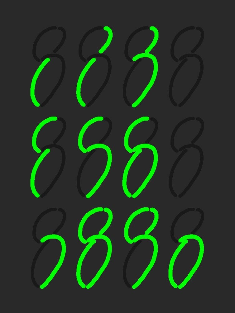 Chosuke_Y's tweet photo. 久々の4セグ数字 https://t.co/KzFSdcS0vj