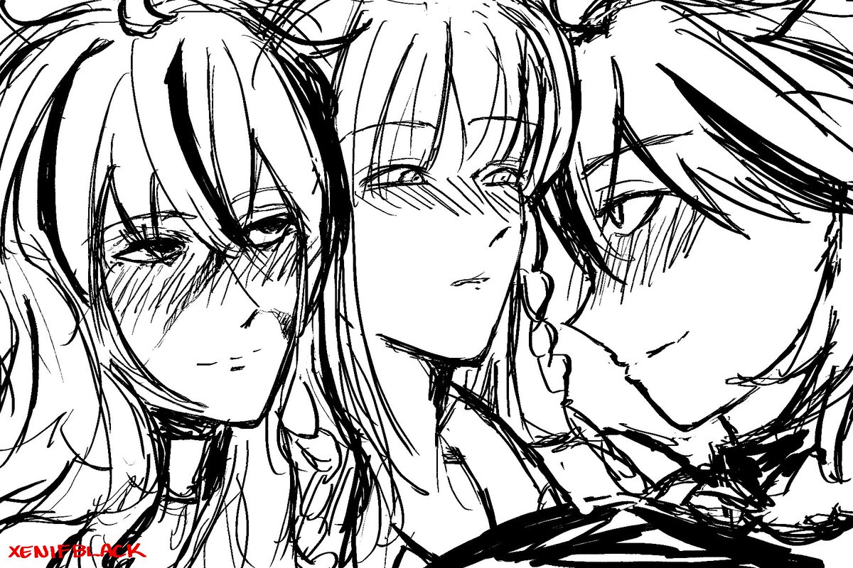 XenifBlack's tweet image. Ayaka’s greed inspires me both normal and purgatory Richard

 #リチャアヤ #richaya #fsf #strangefake