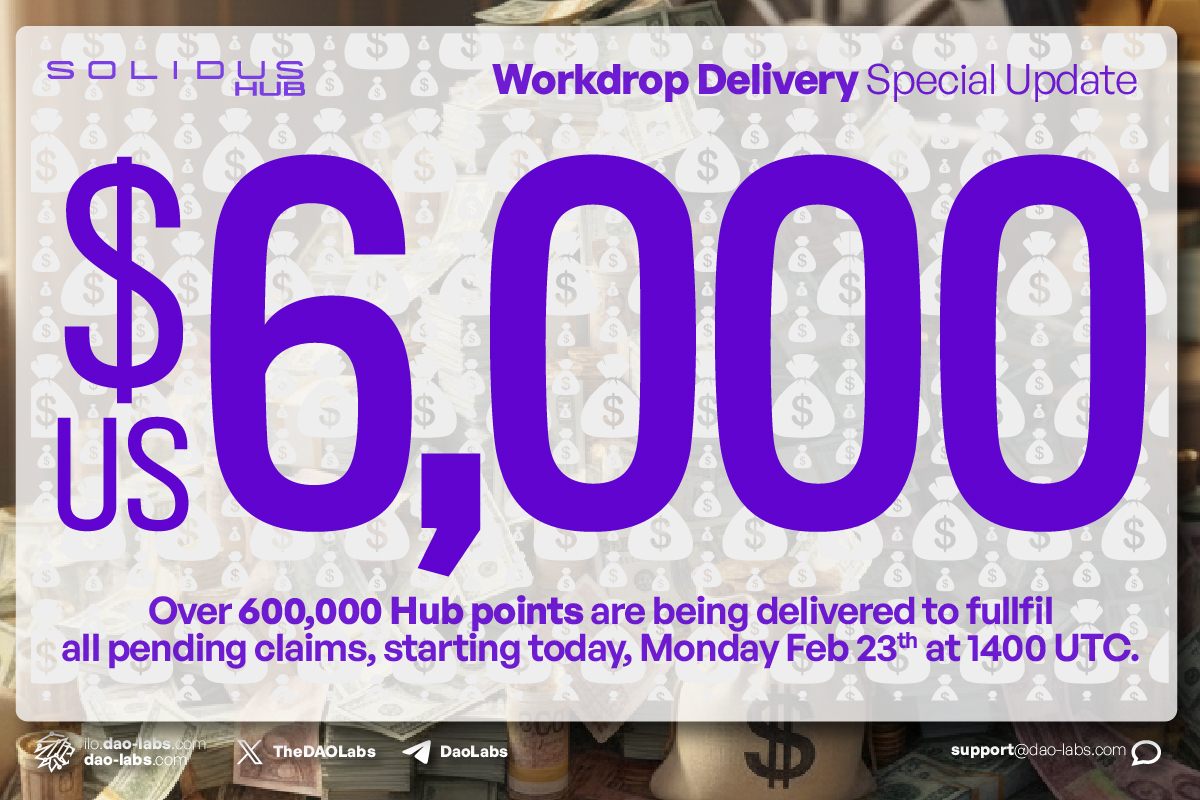 TheDAOLabs's tweet photo. 📢 AITECH Distribution & Workdrop Update

🚀 We’ve officially started the distribution for recent claims! 

💰To be distributed:

6,000.00 USD > 600,000 Points

888,531.24 $AITECH (Weeks 52-54 + 2 week Window Claims) 

📝 Note: No further claim announcements will be issued for this cycle.

📊 We keep expanding Social Mining. Huge thanks to everyone for your support!