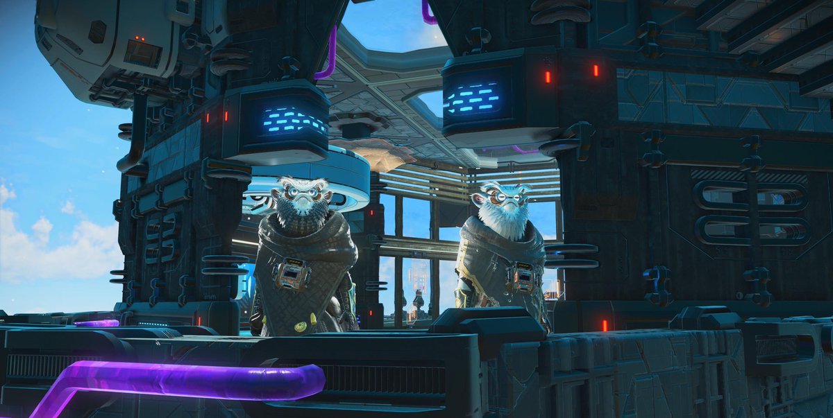 今夜の深夜居残り組
それを見守る髭フクロウ星の艦長二人
#NoMansSky #ノーマンズスカイ