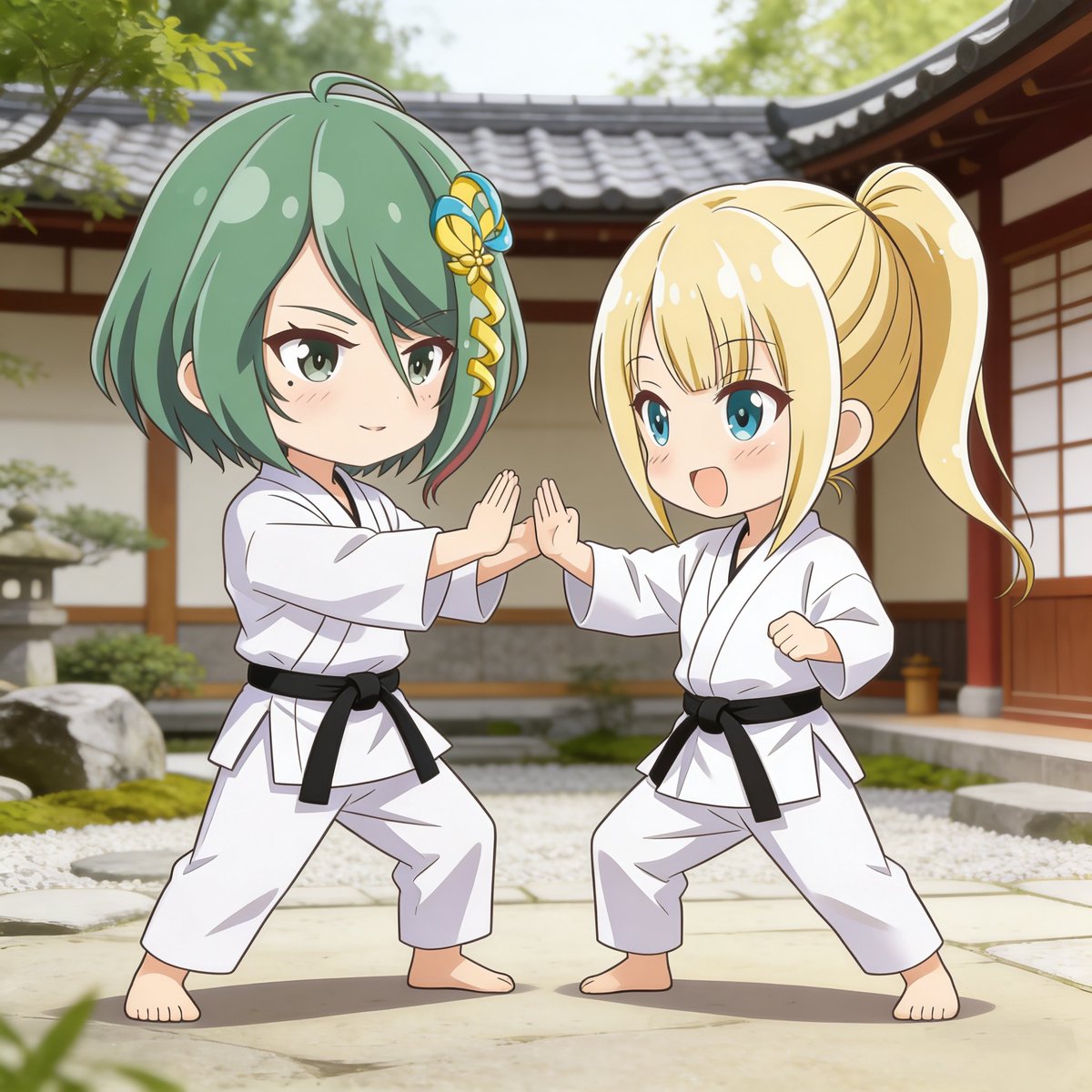 新的开始，玛丽向环姐请教新的武技...
#DOAXVV #AI