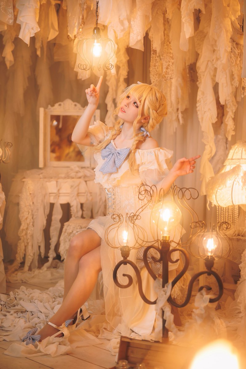 このことねと併せするために衣装作ろうかな🥹 ゆめちゃんのことね綿飴