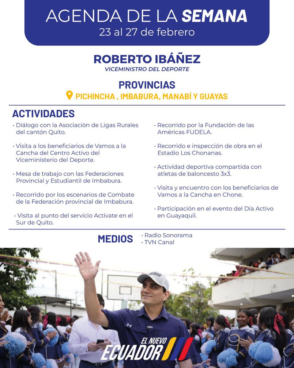 Viceministerio del Deporte 🇪🇨 tweet media