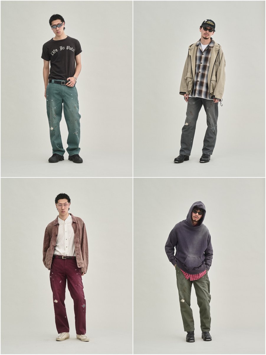 Dickies × ANACHRONORM 2026 SS "FADED WORK PANTS"が2/27 発売 (ディッキーズ アナクロノーム）　

fullress.com/dickies-anachr…