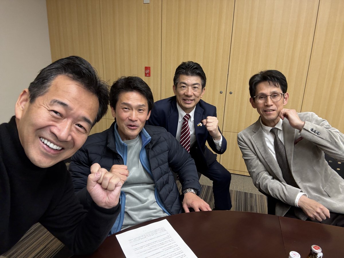 明日からの本格論戦へ向けて、最終打ち合わせ。
準備完了です！