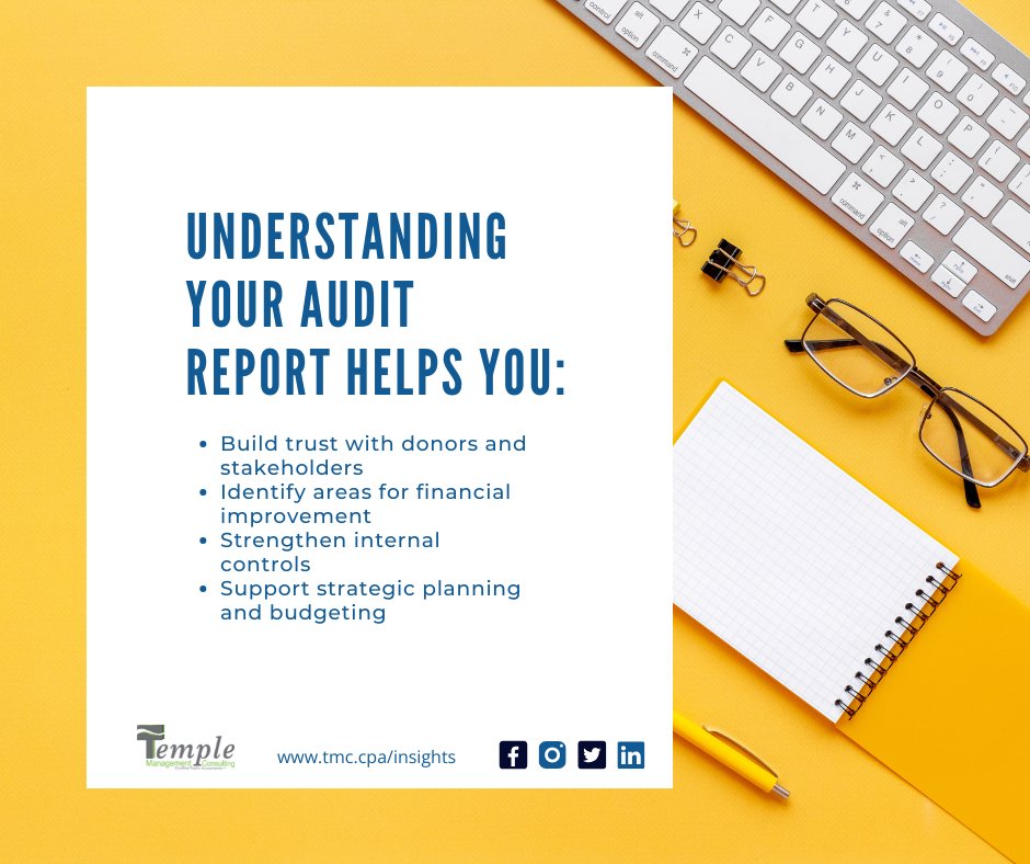 Temple_Acct's tweet photo. An audit report isn’t just a formality—it’s a reflection of your organization’s commitment to transparency and stewardship. 
Visit https://t.co/QdawI4JrCy to find out how we can assist your nonprofit this tax season!

#nonprofits #nonprofitsupport #georgianonprofits https://t.co/J7CJp14xMC