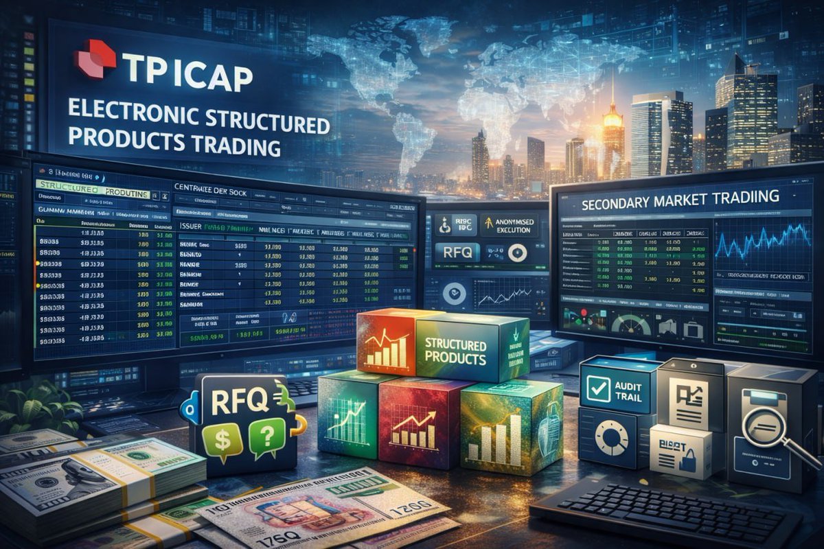 EdaKayatt's tweet photo. 📊 TP ICAP Launches Electronic Structured Products Platform

💻 TP ICAP Group has introduced the first electronic trading platform specifically designed for secondary trading of structured products in the United States. The Alternative Trading System (ATS), called TP ICAP ... https://t.co/rFLdV2roJX