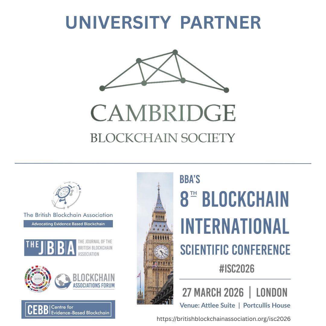 Cambridge Blockchain Society tweet media
