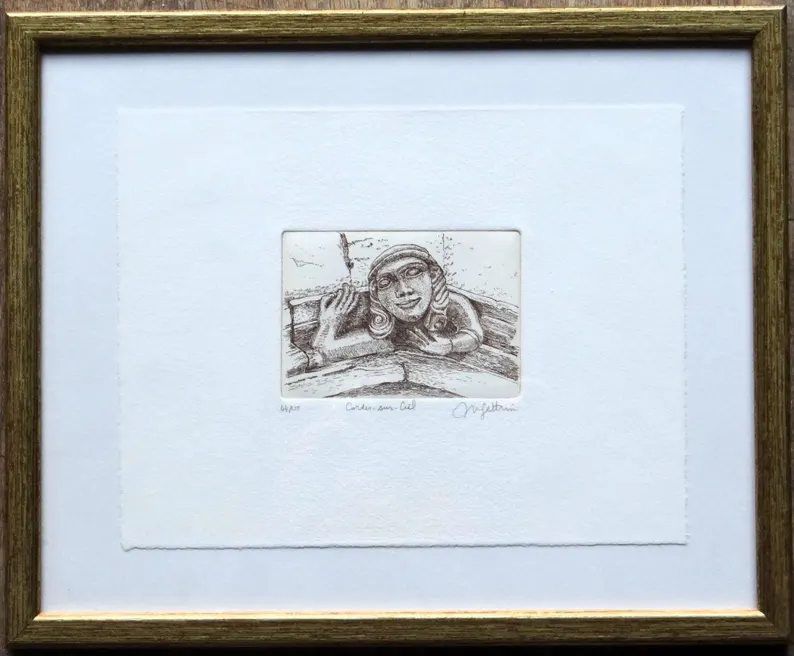 elementsdeco's tweet image. 13th-century French chimera reimagined in signed limited-edition intaglio etching. Mythical, dark, breathtaking.
Shop now → etsy.com/listing/185155…
#MedievalArt #ChimeraArt #Etching #FantasyArt #SignedPrint #readyToHang #sculptures