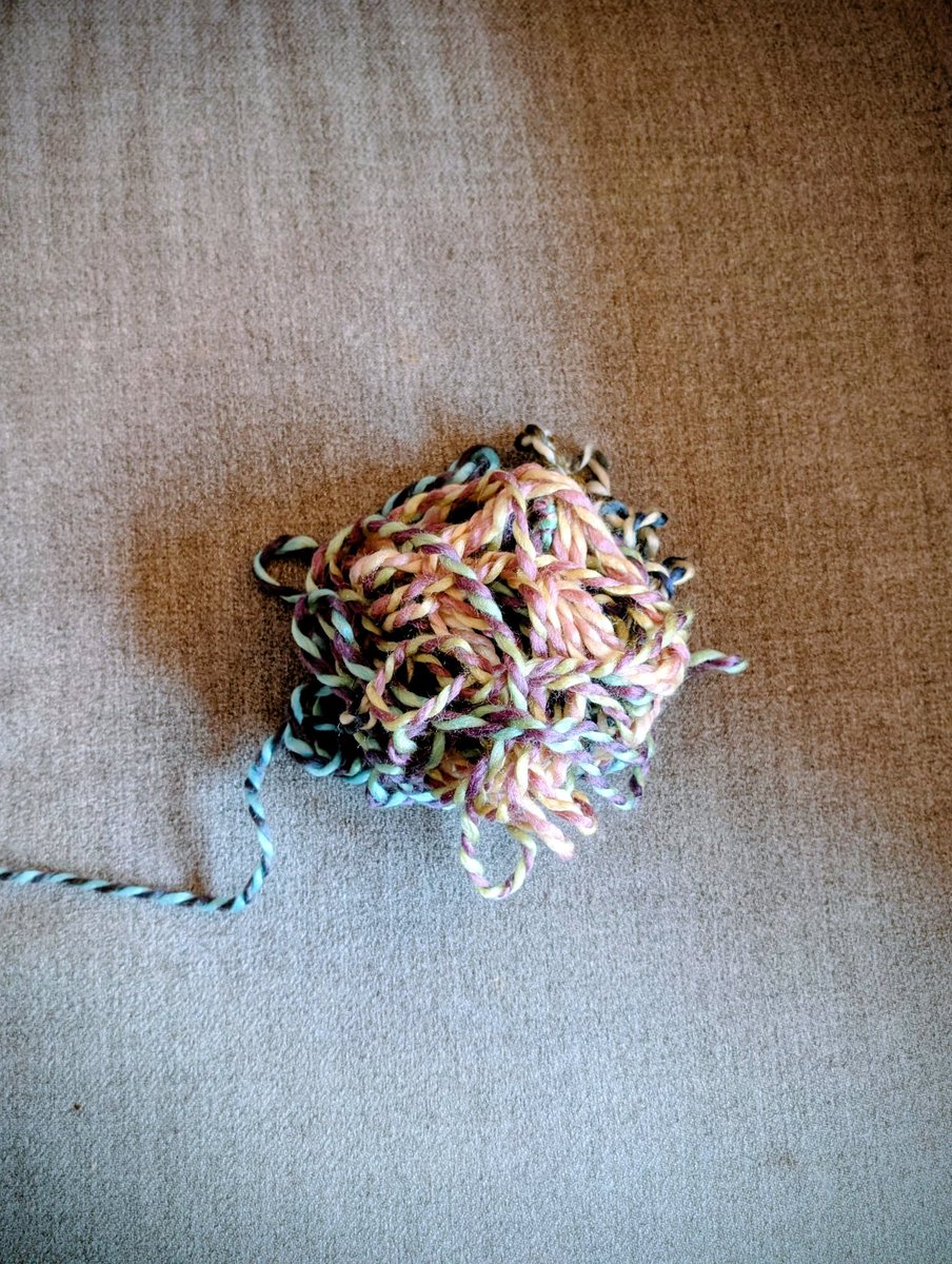carolinehwrites's tweet photo. 'An accurate description of my current WIP plot, 2026'

It's sort of all there, but it's in a right tangle. It all needs teasing out. Sometimes I realise there's a loose end in there, and it needs woven in. But all in all, it's a full story, in the rough shape of a world💚🌍🩵 https://t.co/aXZYG6Us09