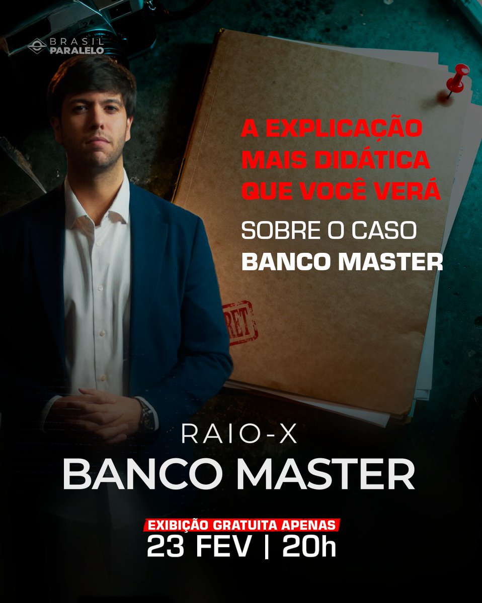 brasilparalelo's tweet photo. Estreia HOJE!