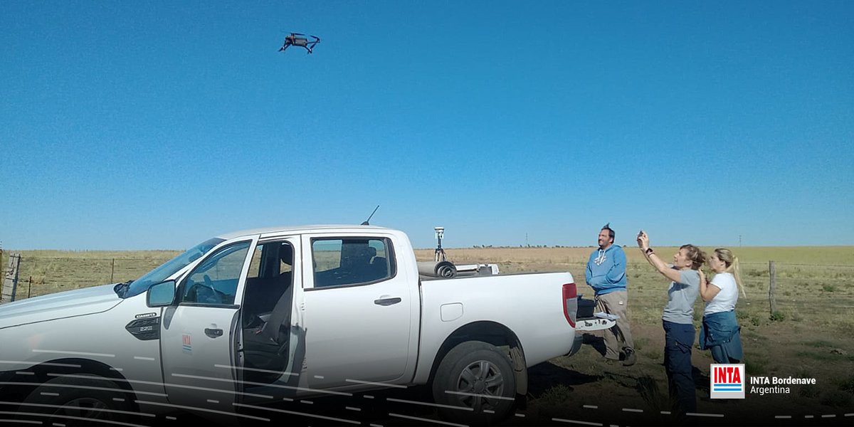 INTABordenave's tweet photo. 💻 🐃🐂 🛰️ Relevamiento de precisión en el Establecimiento "San Carlos", Campo Demotrativo  Piloto en la zona de Bahia Blanca 🙂 Ganadería resiliente con dron, Proyecto INTA / @UNS_oficial https://t.co/YGqQQBWecj