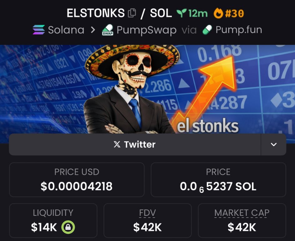 Aped $ELSTONKS at $42K Mcap in my alpha Tg.

7ftWj1ppF7hDiywTEeHhS4FV47kaxp8Hdcdq2nBhpump

#ELSTONKS #memecoin #solana