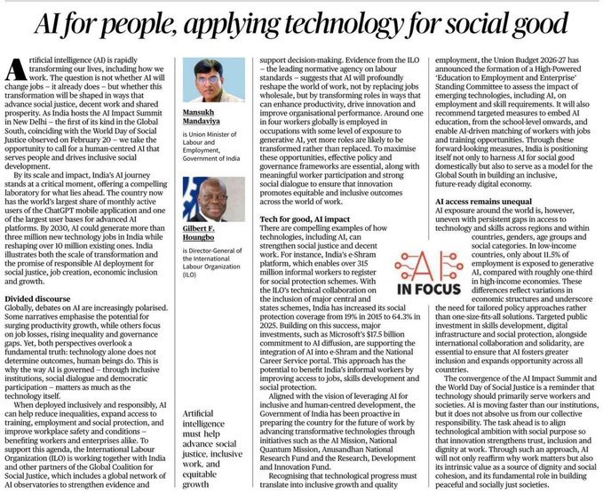 WayanadYuva's tweet photo. AI for People, Technology for Social Good!

As AI reshapes labour markets, our collective focus must remain on human-centric innovation, ensuring no one is left behind.

https://
https://t.co/Vlxywx6Fzq
ai-for-people-applying-technology-for-social-good/article70648746.ece https://t.co/kNPdPzjbeN