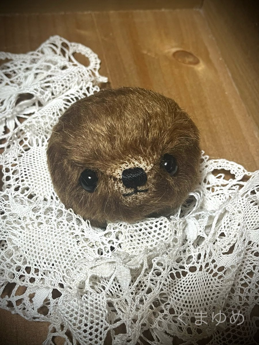 昨年、縫製と頭の綿詰めまでできていたココンクマちゃんの制作を再開