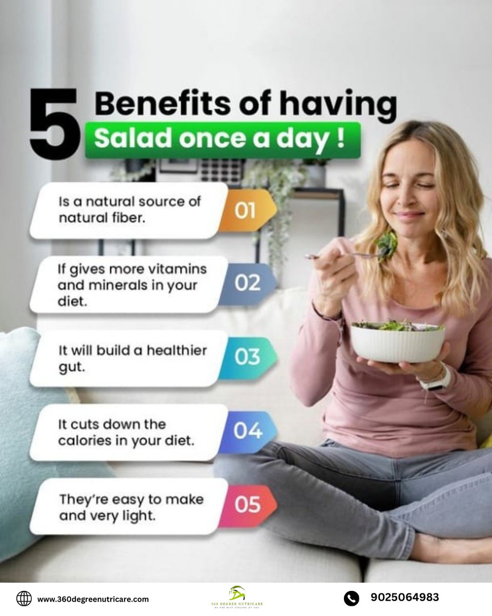 Eat fresh. Feel light. Glow naturally. 🥗✨
A bowl of salad a day keeps your body clean, energized, and nourished.