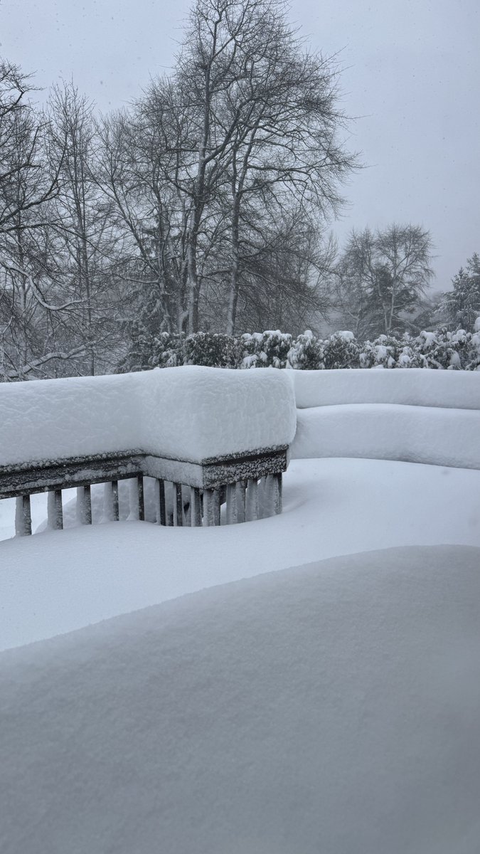 zackb7911's tweet photo. Almost 25 inches (over 2 feet) of snow have accumulated as of 8:30 a.m. in Marlboro, New Jersey (Monmouth County) https://t.co/BxvJP2rzx9