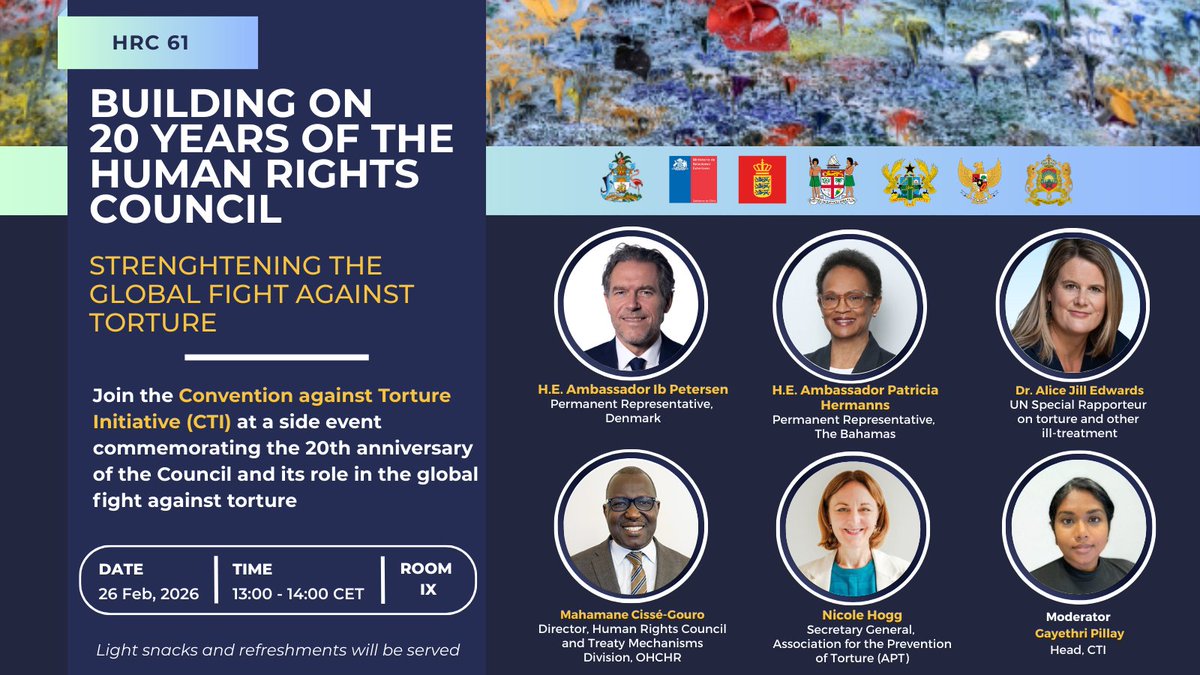 CTI - Convention against Torture Initiative tweet media