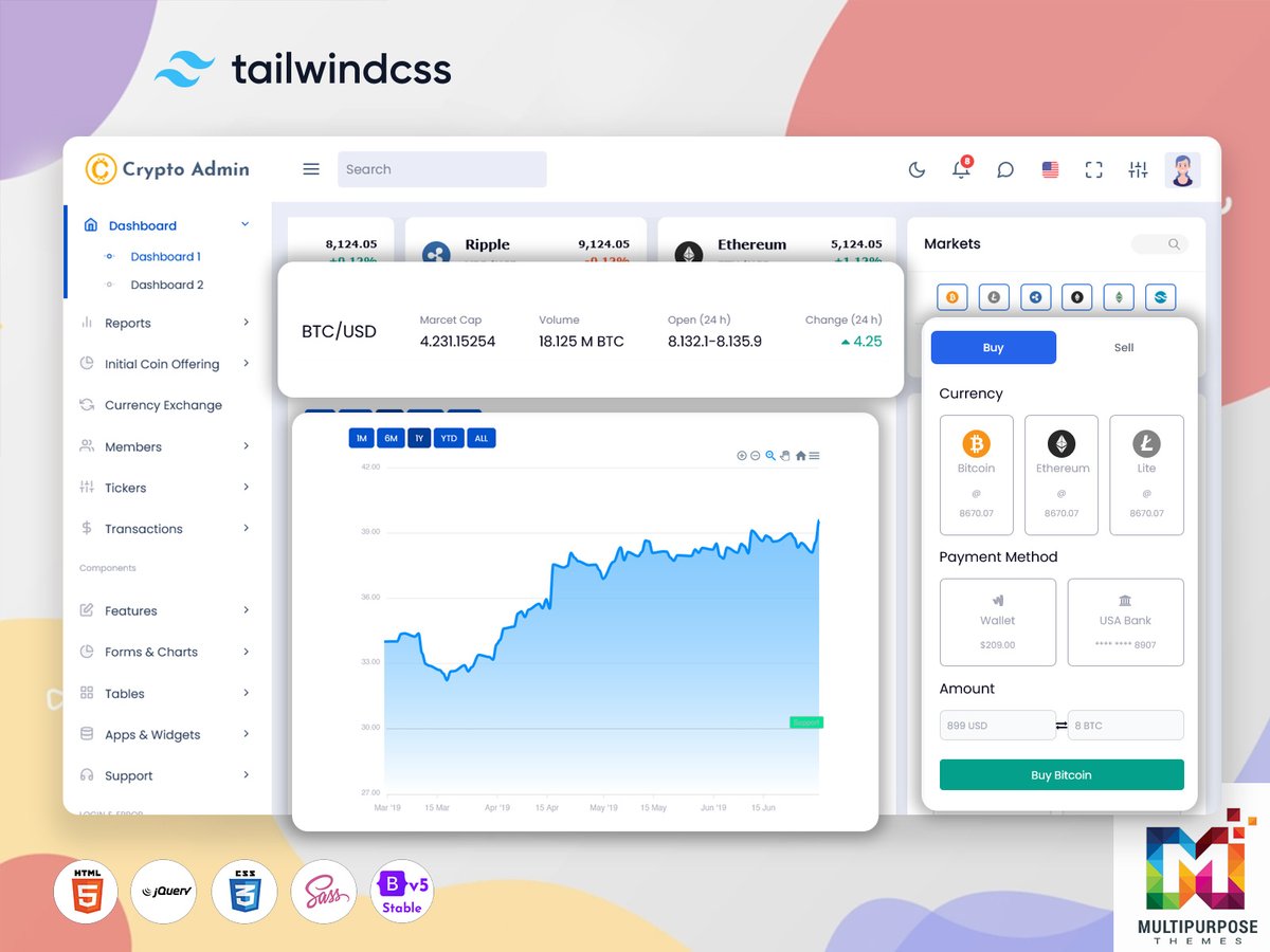 MultiStoreTheme's tweet photo. Crypto Admin Dashboard – Bootstrap 5 WebApp Template

Buy Now: https://t.co/83Ye2PJliB

#CryptoDashboard #Bootstrap5 #AdminTemplate #WebAppTemplate #CryptoAdmin #DashboardUI #ResponsiveTemplate #AdminPanel #FintechUI #BootstrapFramework #WebDesign #SaaSTemplate https://t.co/TIGxRM7aMM
