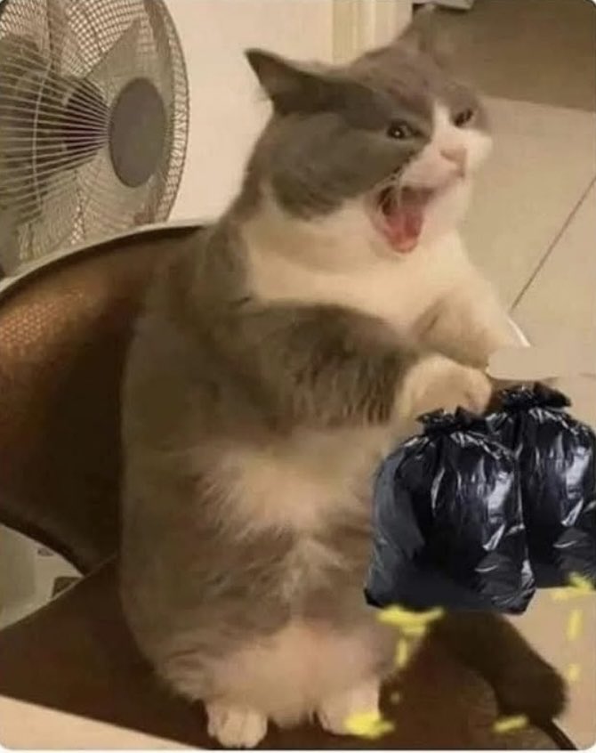 Nobody: 

Me when I'm taking out the trash and the liquid starts leaking 😫😂