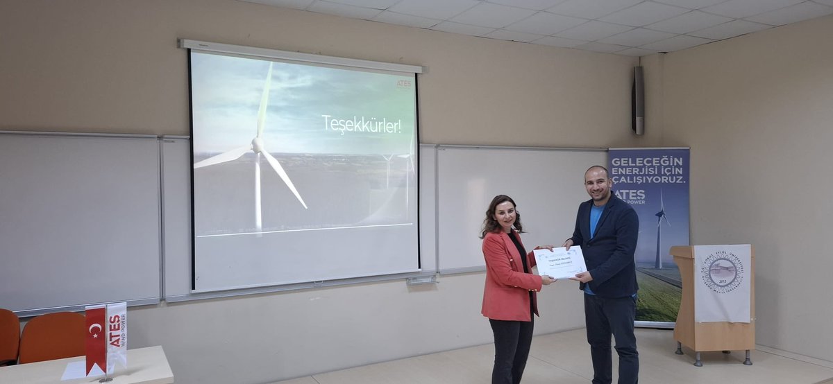 DeuMeslek's tweet photo. Kariyer Günleri kapsamında Yüksekokulumuzda Ateş Çelik ailesini ağırlamaktan memnuniyet duyduk. Değerli katkıları ve öğrencilerimizle gerçekleştirdiği verimli paylaşımlar için İnsan Kaynakları Müdürü Didem ÜŞENMEZ’ e teşekkür ederiz. https://t.co/CM6n8Sfekx