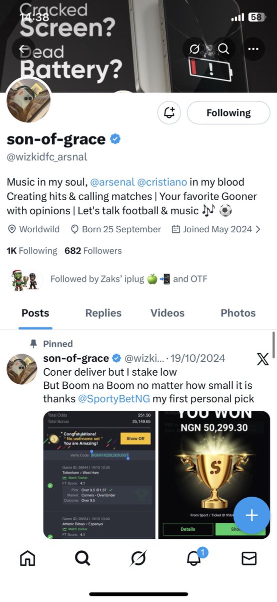 NAbraham9553's tweet photo. @zaks_iplug @OTF50 @wizkidfc_arsnal Please sir I’ve followed @wizkidfc_arsnal too sir please sir I’m begging you to pick me please na @OTF50 tag me come please I’m hungry please @zaks_iplug  please sir @wizkidfc_arsnal 

7088485643
Opay 

Please @Chloe_michaels1 and @justin_myers1 please follow https://t.co/N7cW3YXqQO