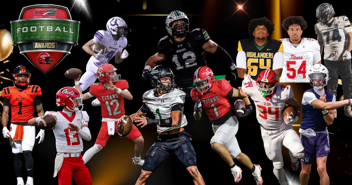 oksportsnet's tweet photo. Tonight is the long awaited night to reveal the winners! 4th Annual Football Awards Night LIVE from the Cameron University Ball room 7pm. Watch it at https://t.co/azdEgL6723 https://t.co/1jadQs30Ej